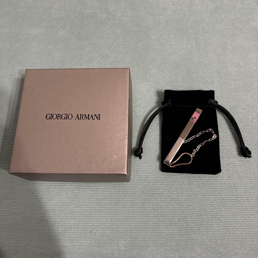【美品】Giorgio Armani ネクタイピン　タイバー