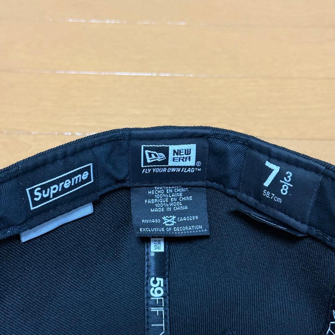 Supreme Tonal Box Logo New Era ブラック 14aw