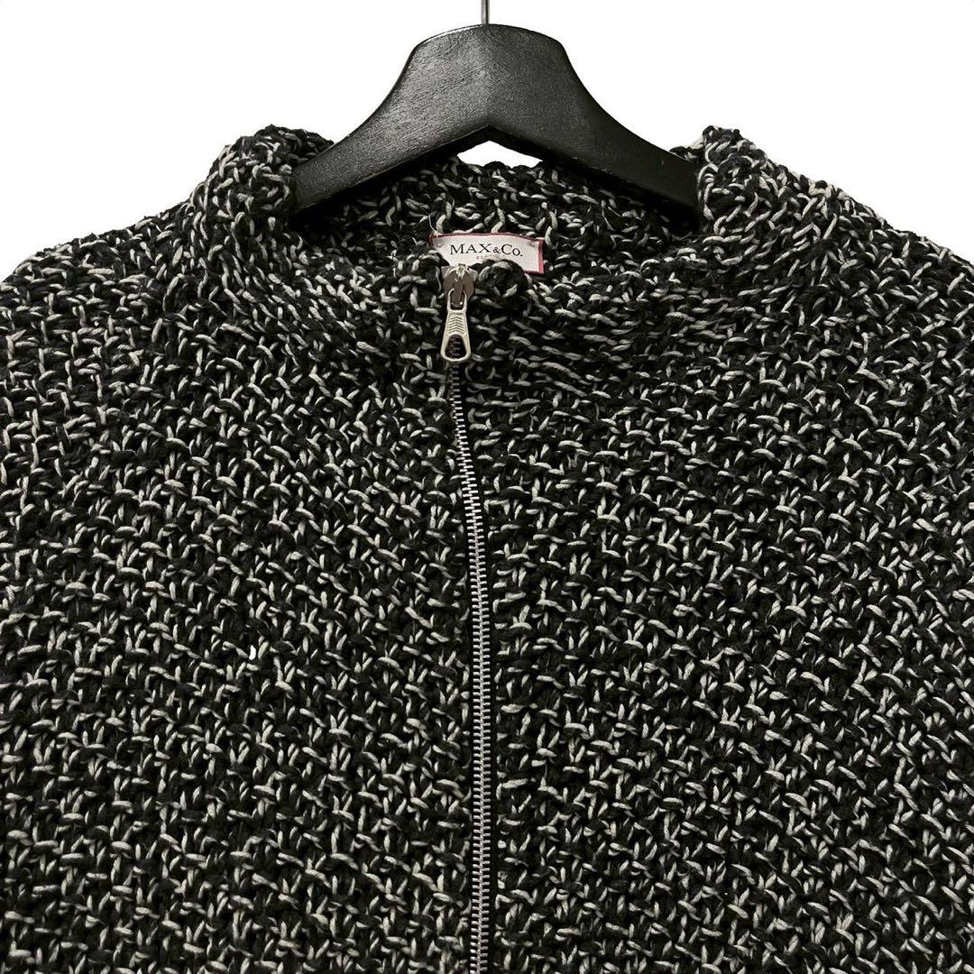 old Max Mara フルジップニットジャケット 名作 初期 アーカイブ
