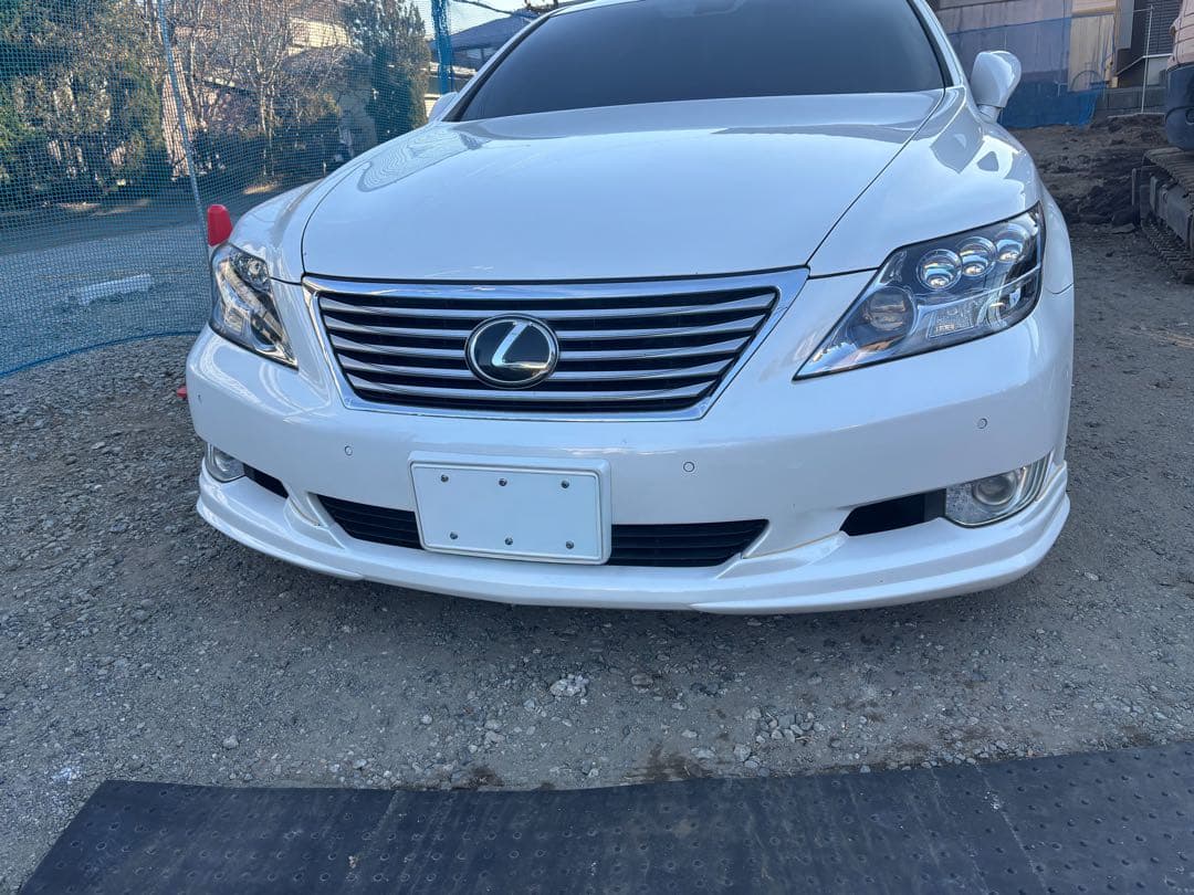 LS460 中期フロントハーフスポイラー TRD 希少？