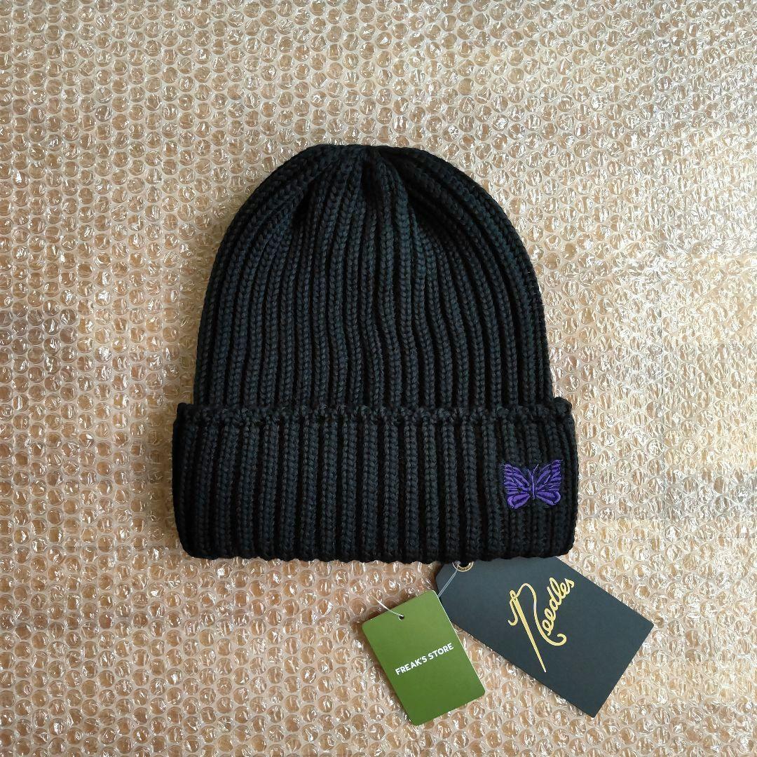 ニードルス　ワッチキャップ メリノウール　RW056E　ブラック　新品