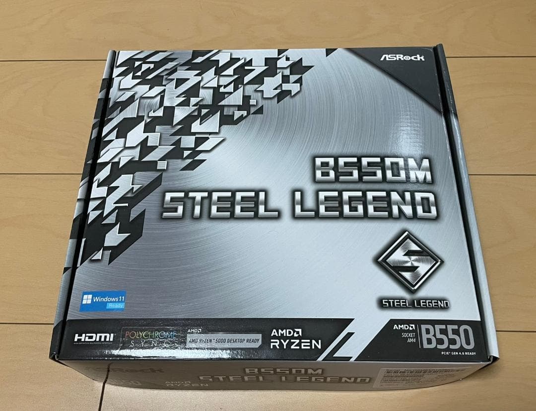 マザーボード ASRock B550M Steel Legend
