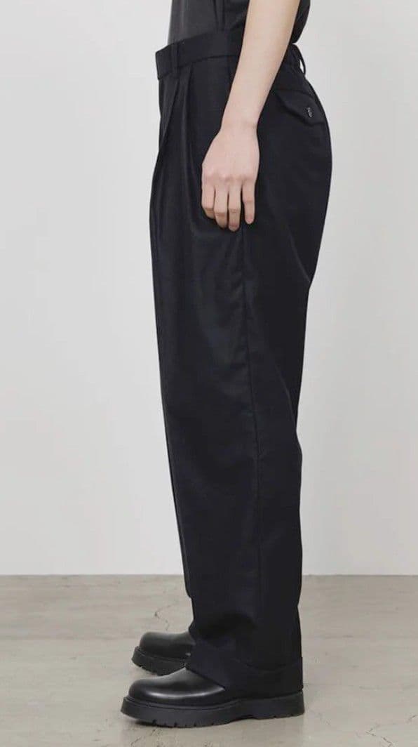 マーカウェア DOUBLE PLEATED WOOL FLANNEL 2