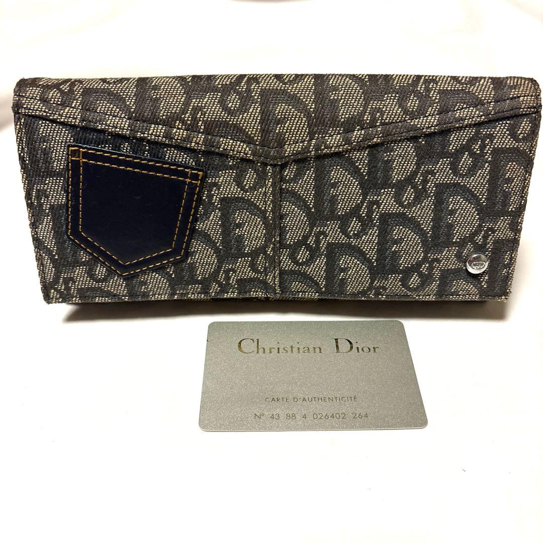 Christian Dior トロッター柄 長財布 正規品