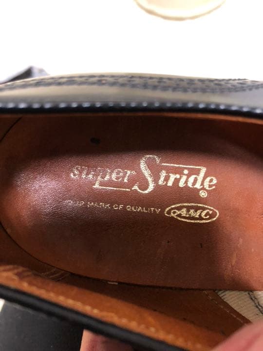 ヴィンテージ60年代シェルコードバン数回使用程度良　ウィングチップ革靴　10D