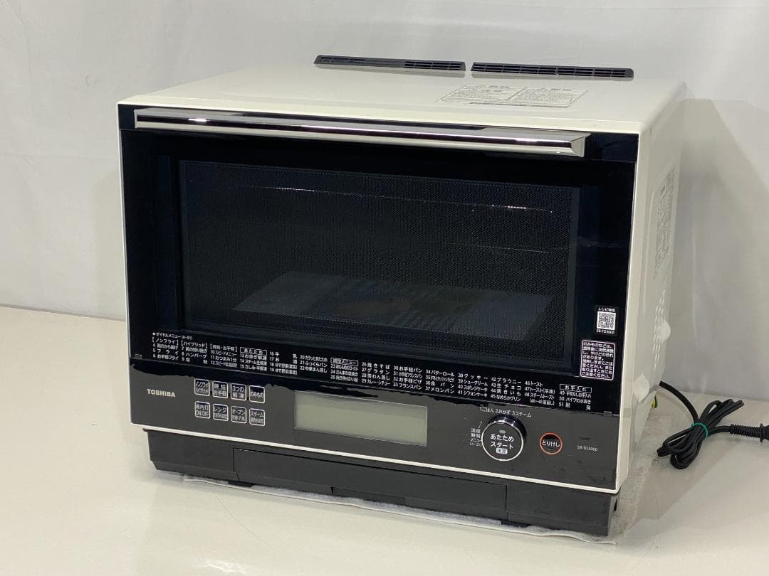TOSHIBA オーブンレンジ石釜ドーム　ER-TD3000(W)　2020年製