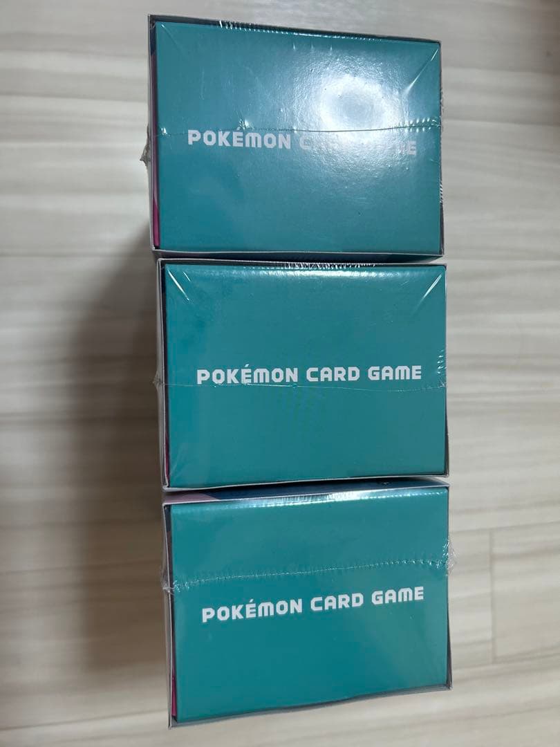 デッキビルドBOX バトルパートナーズ　ポケモンセンター産　初版　３BOX