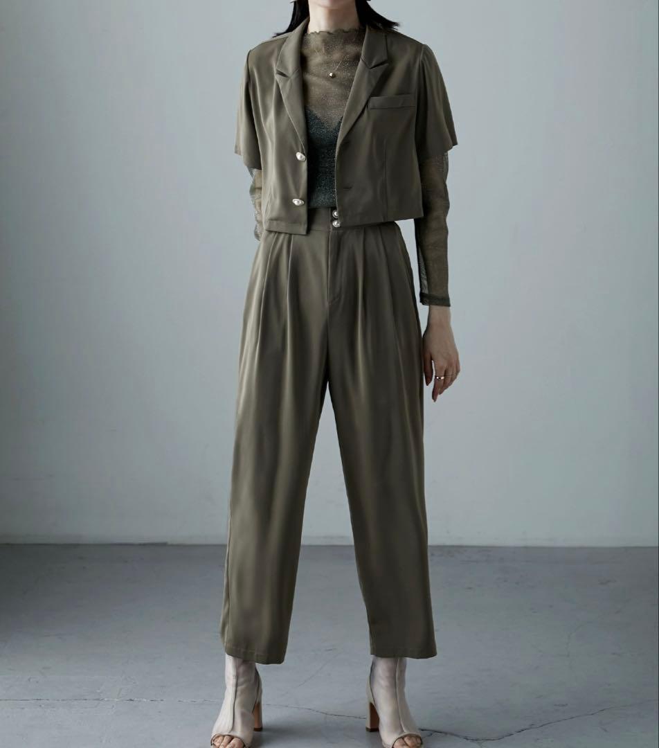 3 pieces ジャケット＆パンツ セットアップドレス