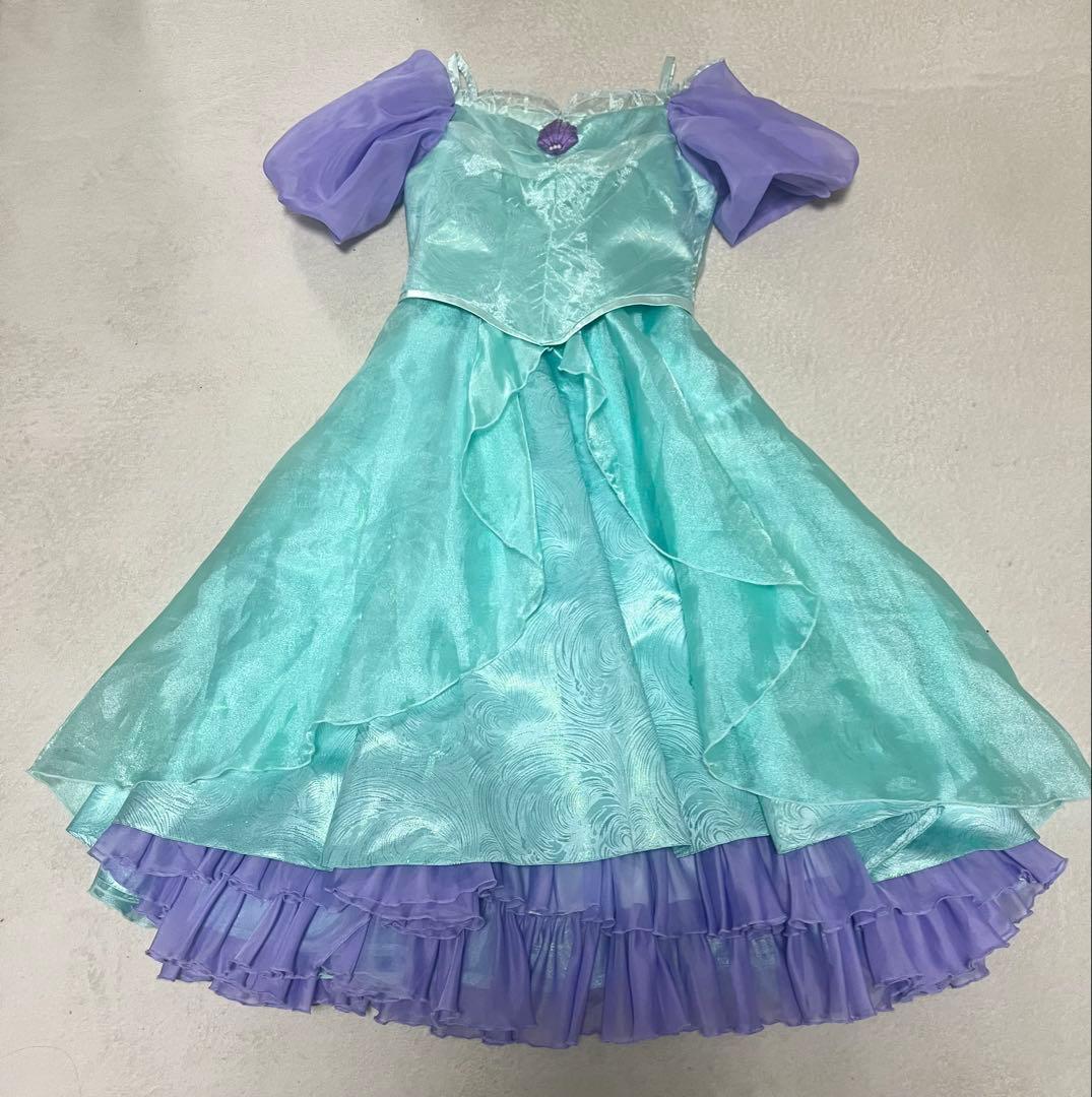 ディズニー　ビビディバビディブティック　アリエルドレス　140cm