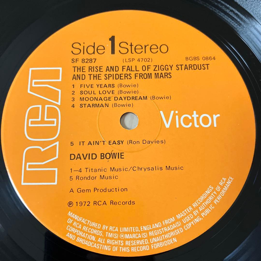 神美盤‼︎UKオリ盤　デヴィッド・ボウイ　ジギー・スターダスト