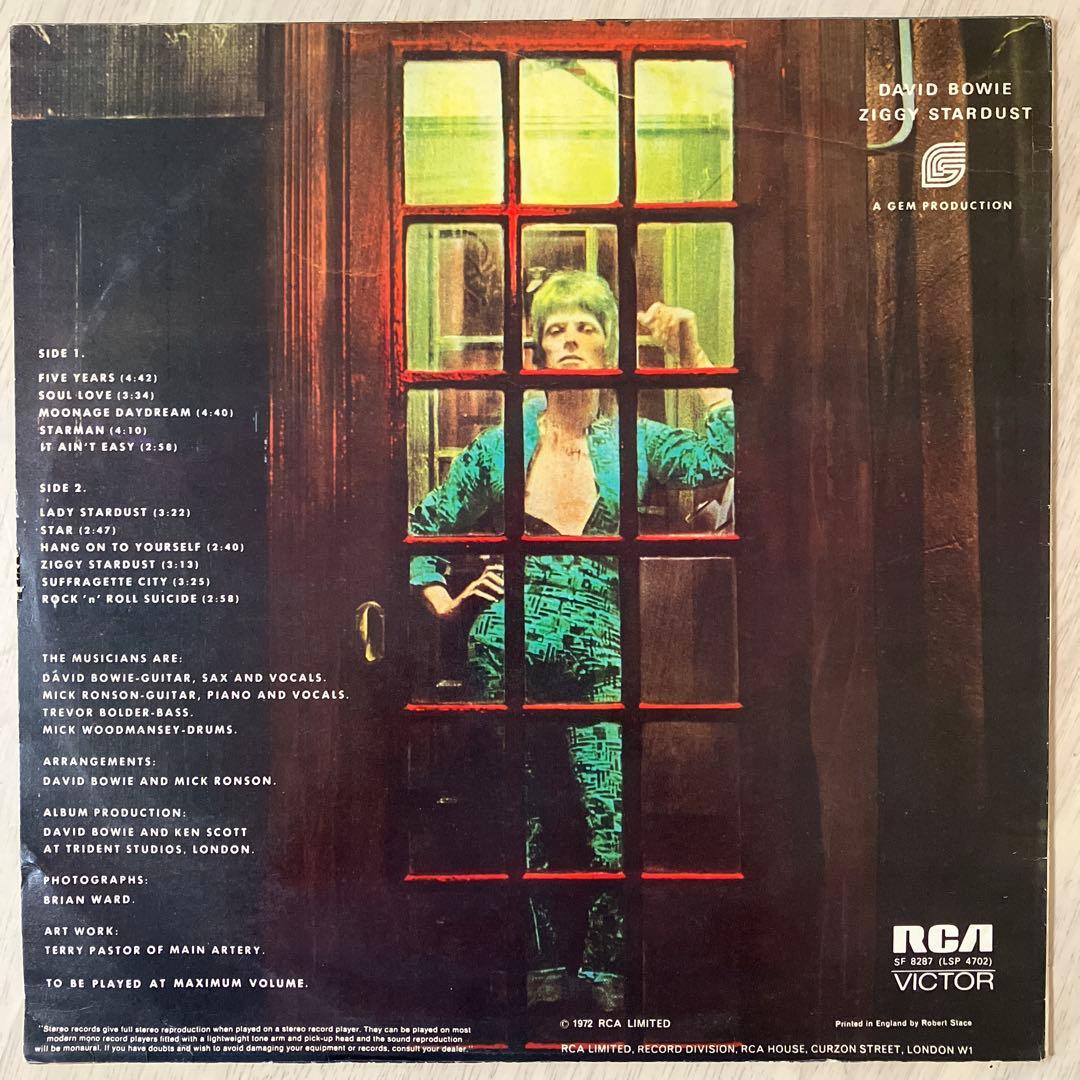 神美盤‼︎UKオリ盤　デヴィッド・ボウイ　ジギー・スターダスト