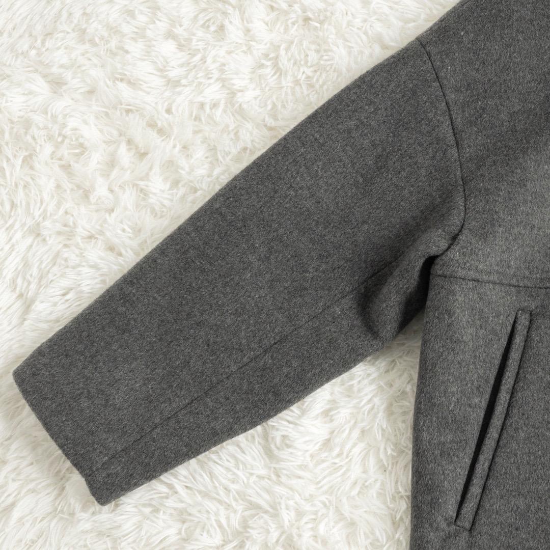 未使用 ジャーナルスタンダード スーパー140ビーバーノーカラーショートコート