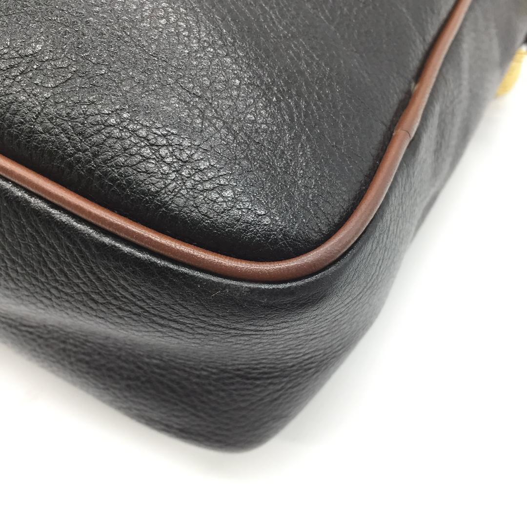 BALLY バリーショルダーバッグ ハンドバッグ レザー 本革 ロック金具