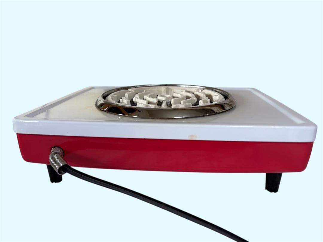 【レトロ家電・ジャンク品】NEC 電気コンロ EK-660 4段スイッチ付