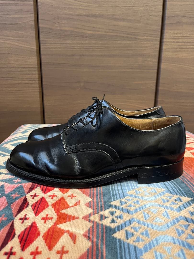 90's アメリカ軍 US NAVY レザーソール サービスシューズ