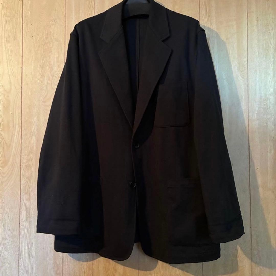 オーラリー AURALEE LOOSE TWILL OVER JACKET 3黒