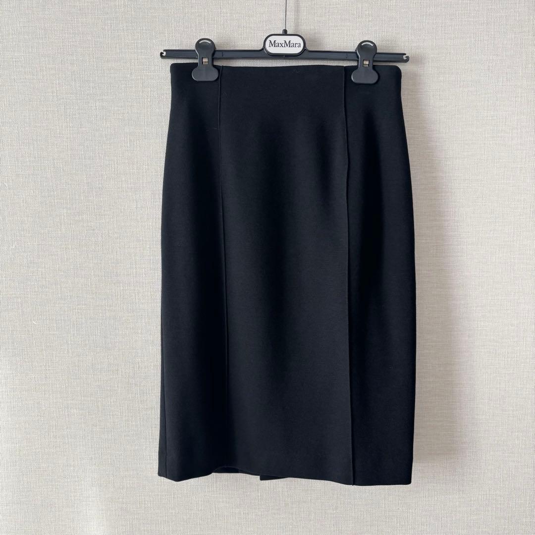 極美品✨ベイジ ノーカラージャケット スーツ セットアップ 日本製 黒 2