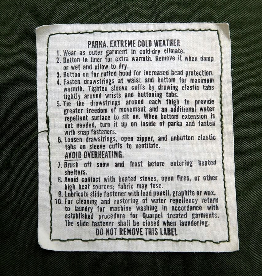 極美 XL 米軍実物 70s M-65 モッズコート ライナー フード セット⑤