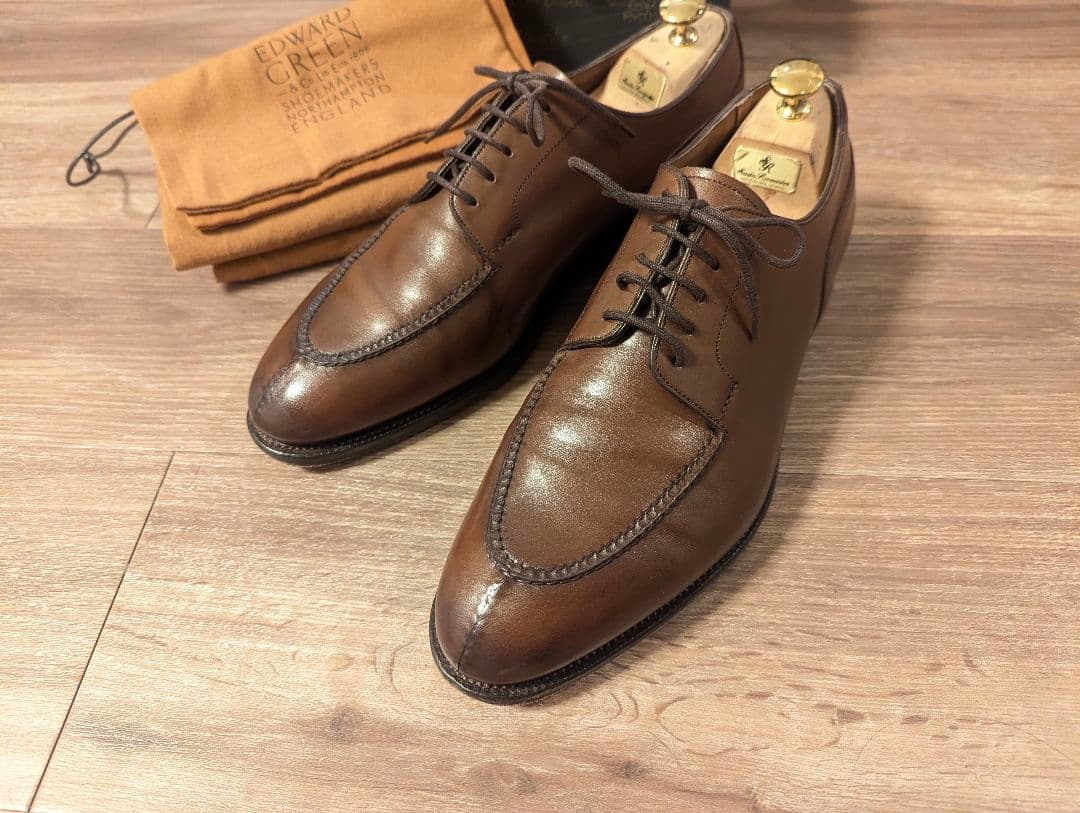 セール 美品 エドワードグリーン ドーバー ダークオーク 8.5 E ラスト