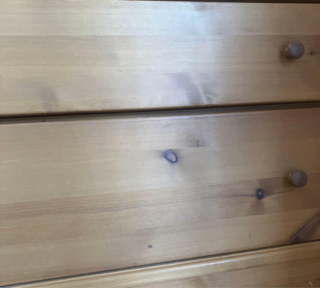 お値下げ中　シャルドネパイン材チェスト