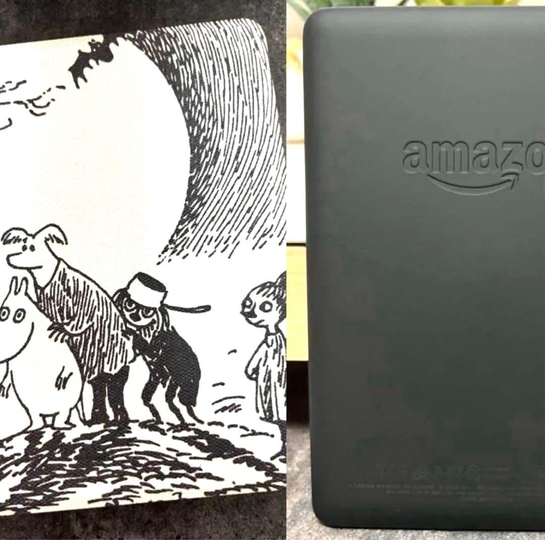 Kindle Paperwhite wifi8GB防水ブラックムーミンカバー付