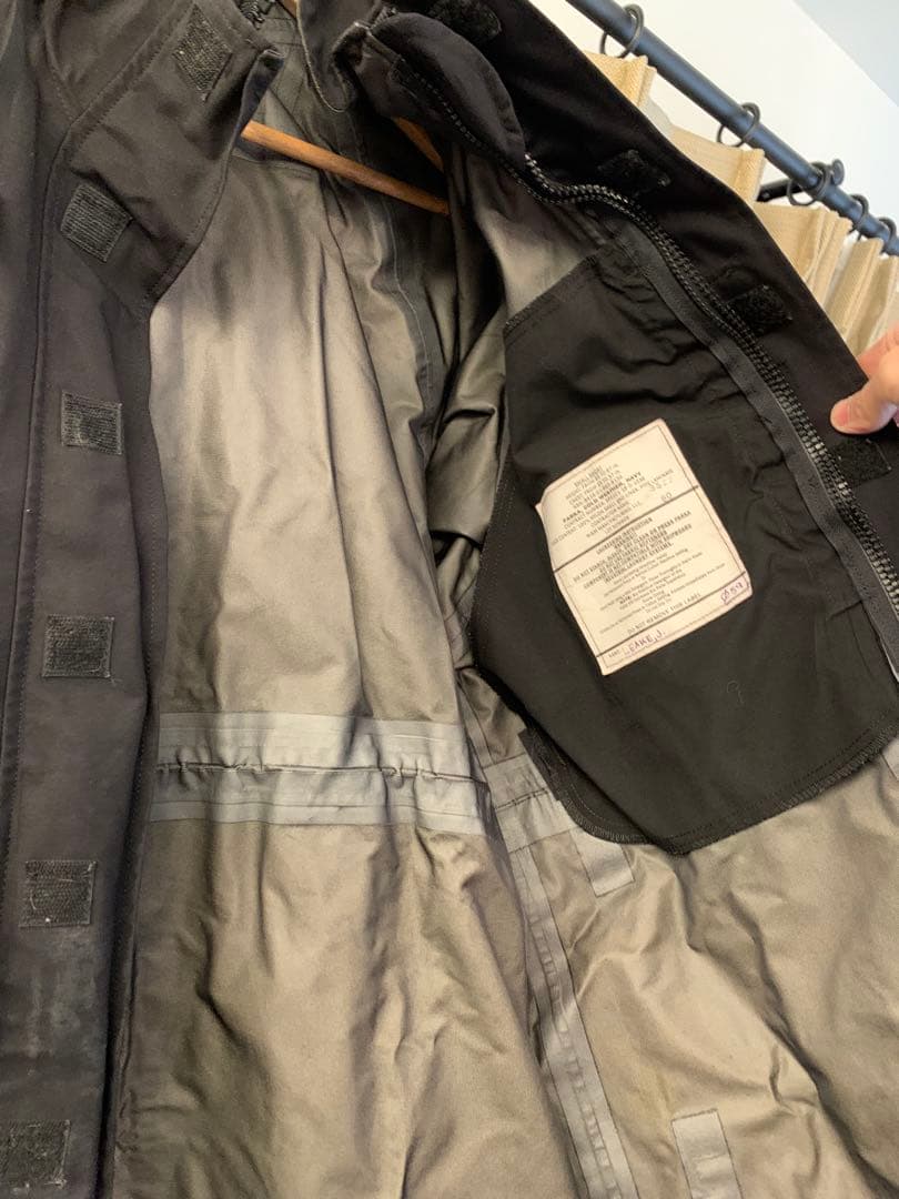 米軍放出品 ECWCS GEN2 ブラックパーカー ゴアテックス