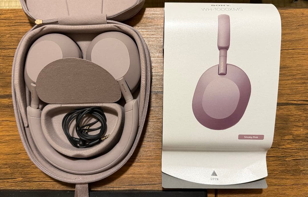 SONY WH-1000XM5 (P) ワイヤレスヘッドホン スモーキーピンク