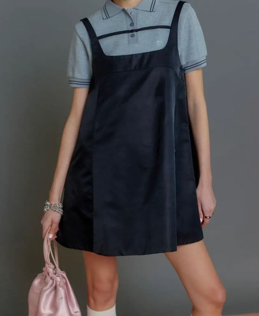 MAISON SPECIAL✨Aラインミニチュニック　ブラック