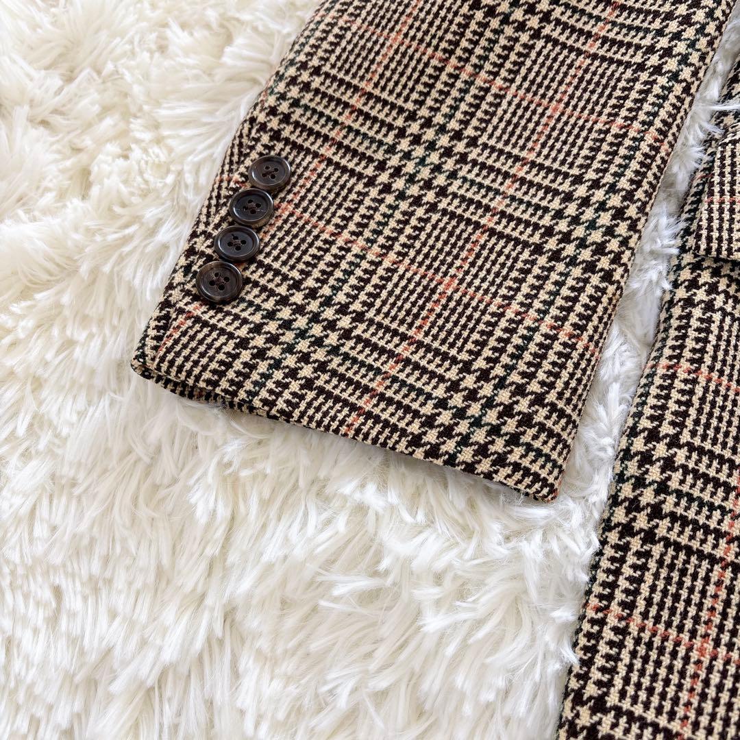 ポロ　ラルフローレン　テーラードジャケット　上着　L メンズ　美品　スーツ　千鳥