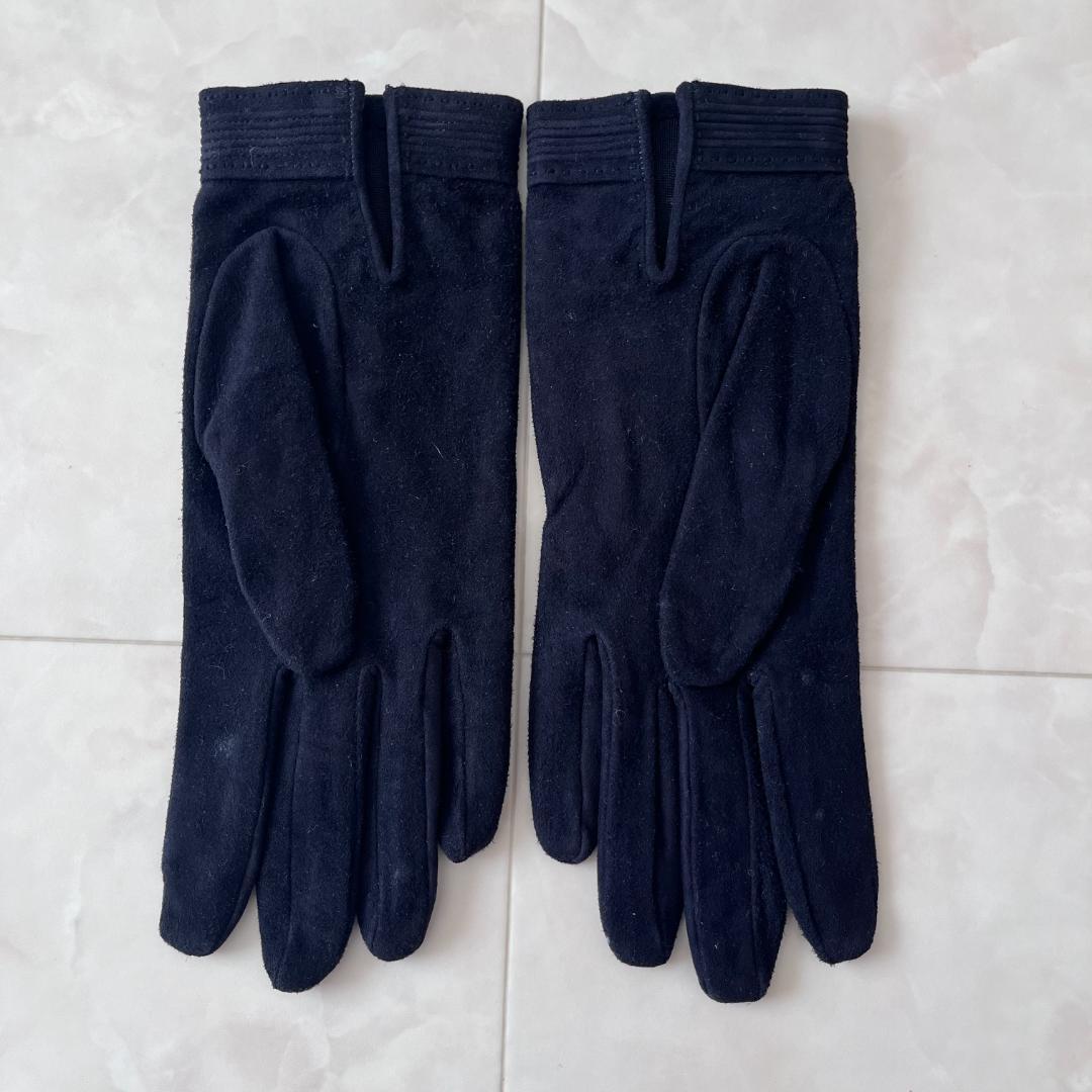 希少✨エルメス ボリード・ジジェチャーム スエード 手袋 ヴィンテージ