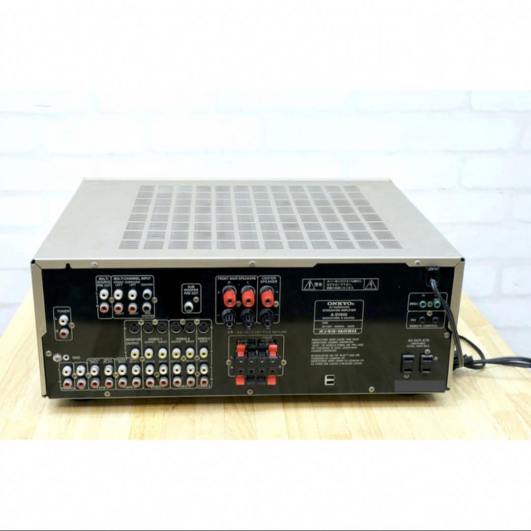 ◆ONKYO オンキョー A-SV640 AVアンプ 単体コンポ 音楽②