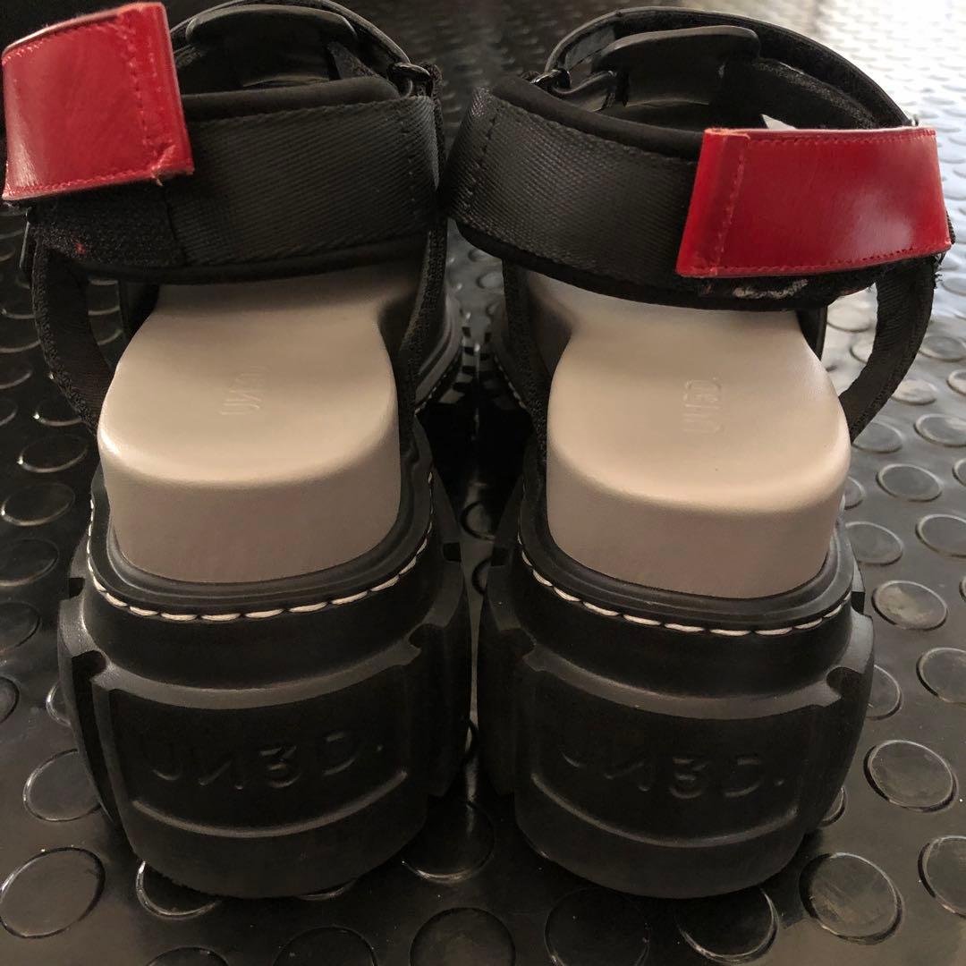 UN3D.(アンスリード)ソールボリュームサンダル　38(24〜24.5)