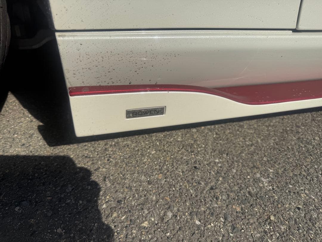 NisフェアレディZ サイドスカート サイドスポイラー　ROWENホワイト