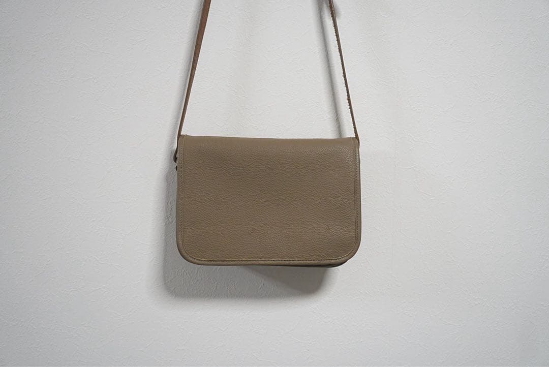 SLOW スロウ / shrinkシュリンクレザーショルダーバッグ