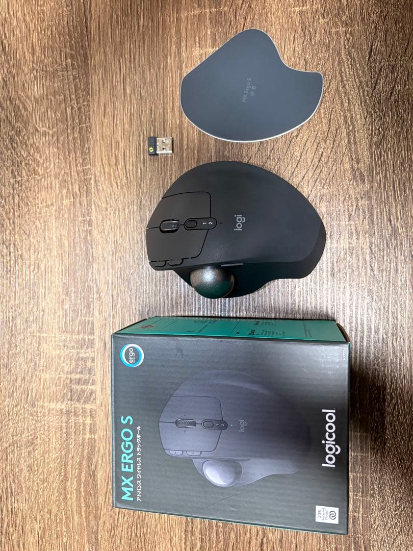 Logicool MX ERGO S 静音 ワイヤレス トラックボール マウス