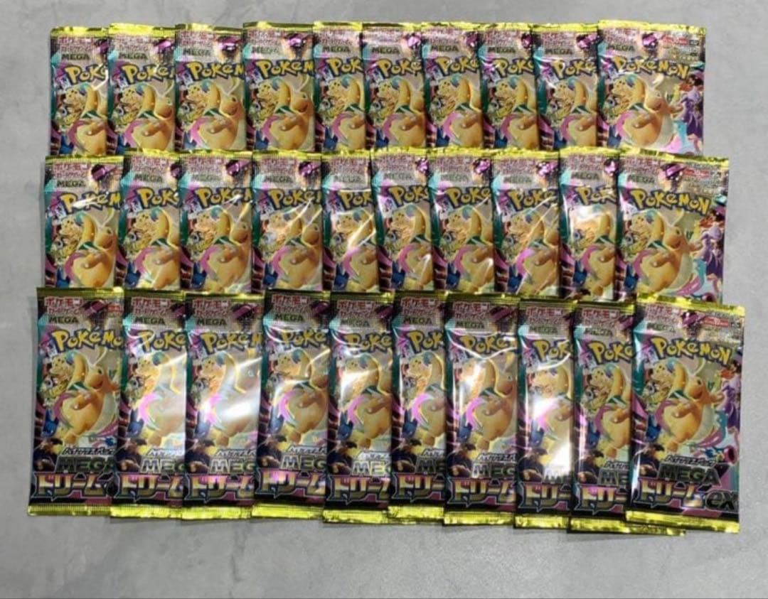 ポケモンカード　メガドリーム　バラ30パック