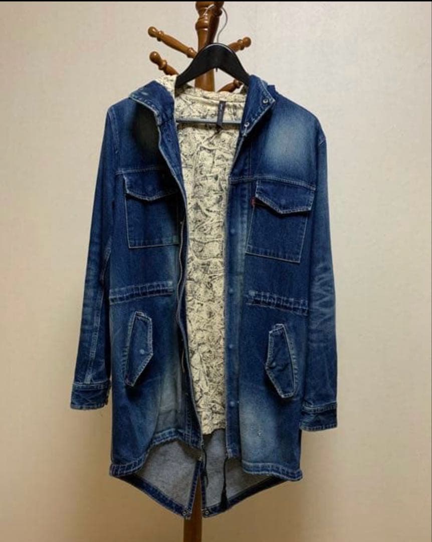 glambグラムデニムモッズコートジャケットDENIMEGジャン