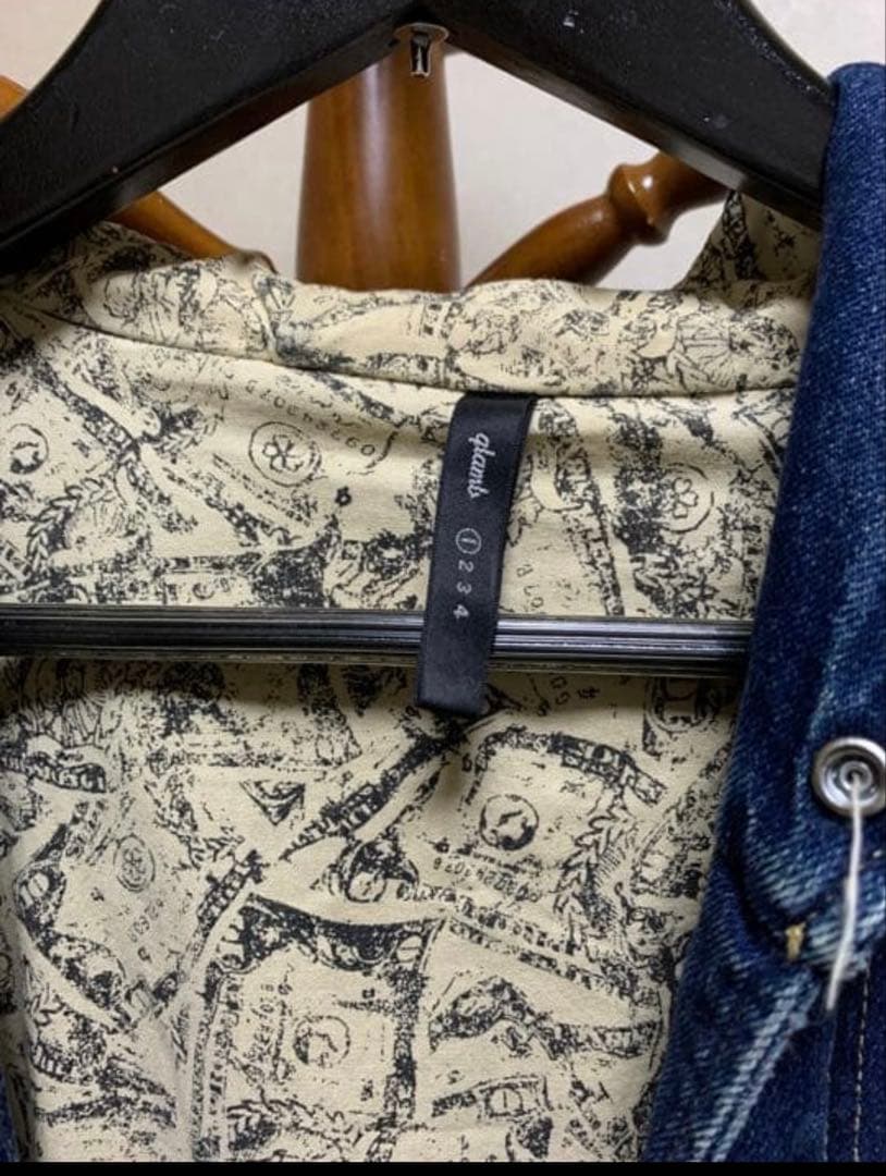 glambグラムデニムモッズコートジャケットDENIMEGジャン