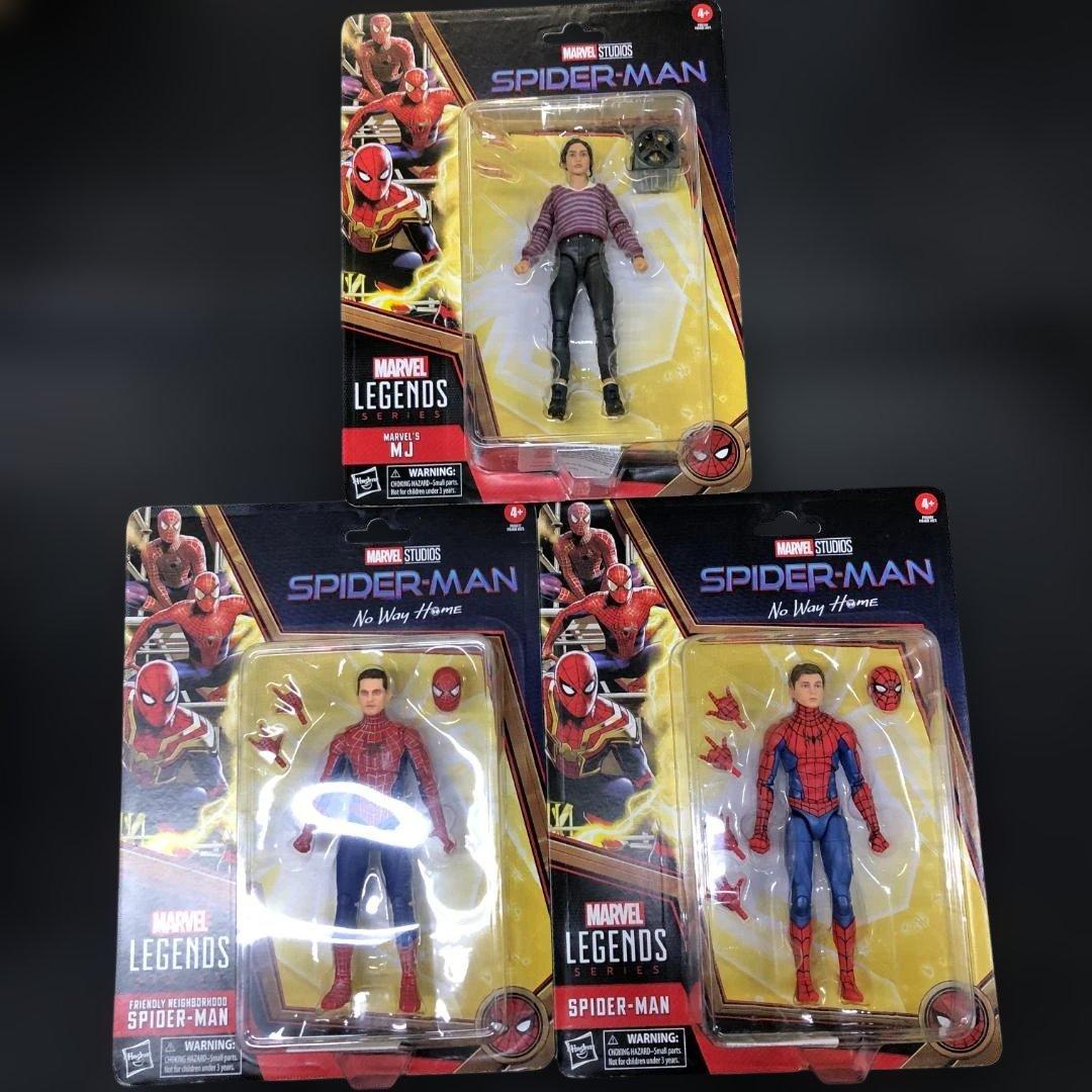 ハズブロ マーベルレジェンド スパイダーマン ノー・ウェイ・ホーム 3点まとめ