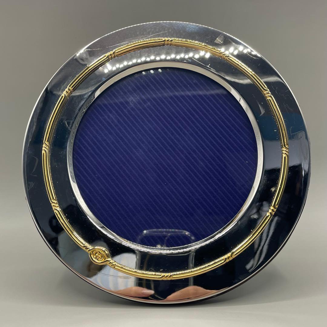 額縁 Deadstock Old Gucci Photo Frame Silver