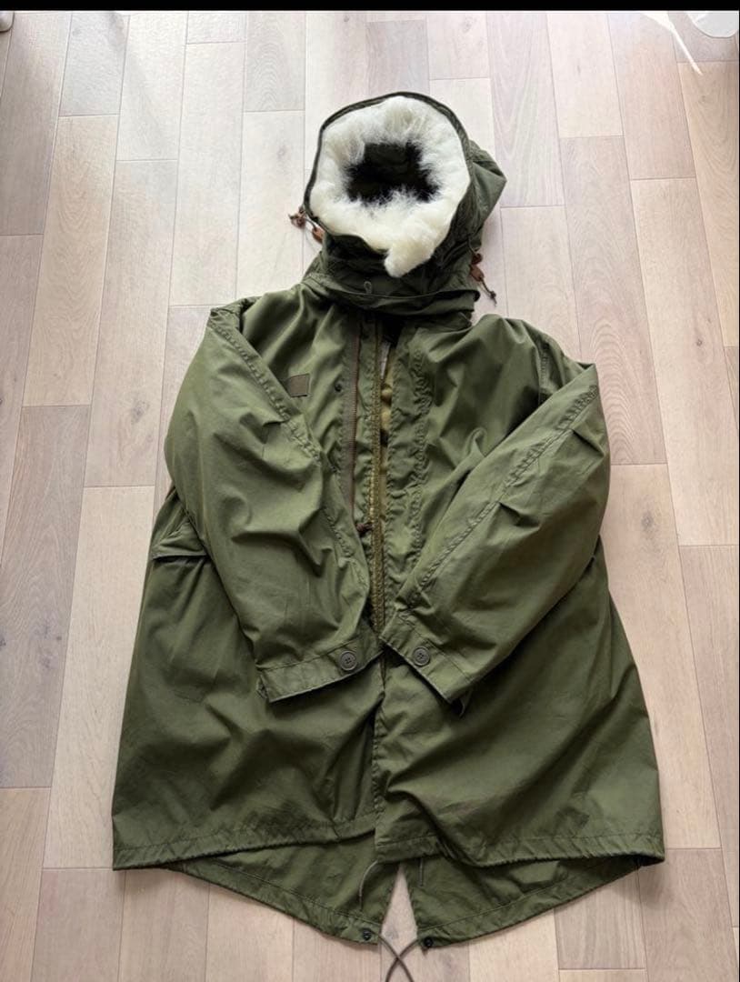 m65 米軍　80s フィッシュテールパーカーデットストック　フルセットMサイズ