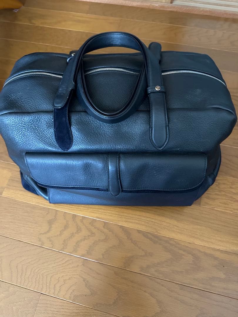 ロロピアーナ ボストンバッグ　ネイビー　未使用品！