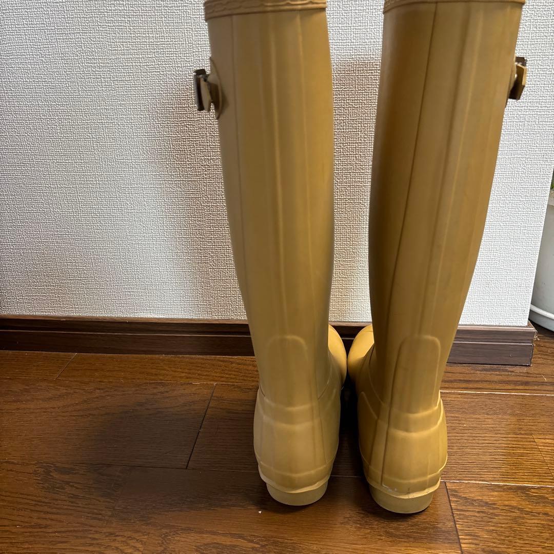 HUNTER 防水 ベージュ 長靴