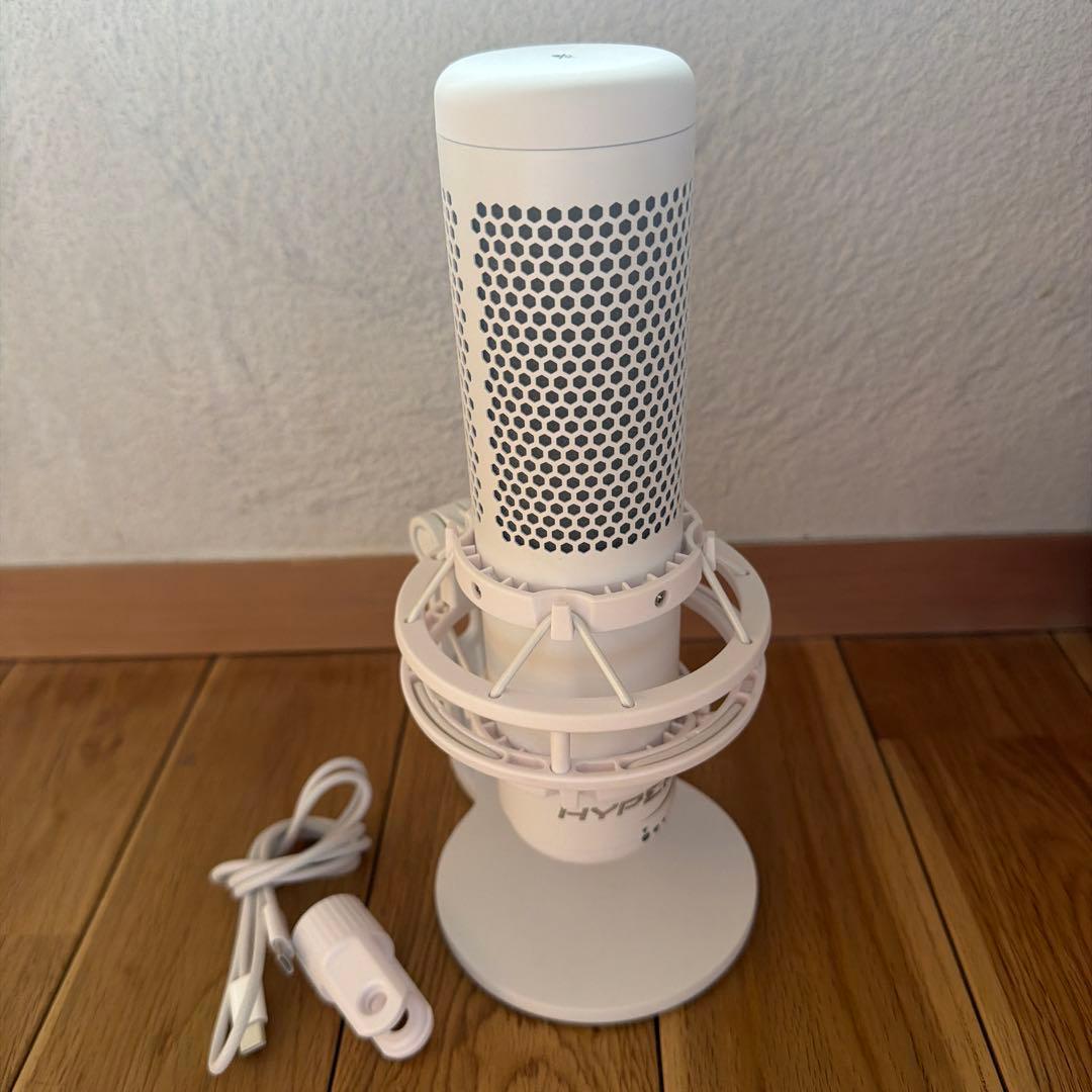 yperX QuadCast S コンデンサーマイク 光る マイク 配信 白