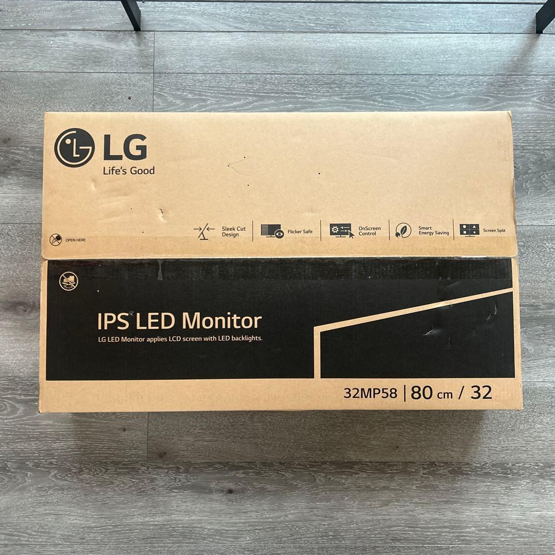 LG モニター　32MP58HQ 説明書付き