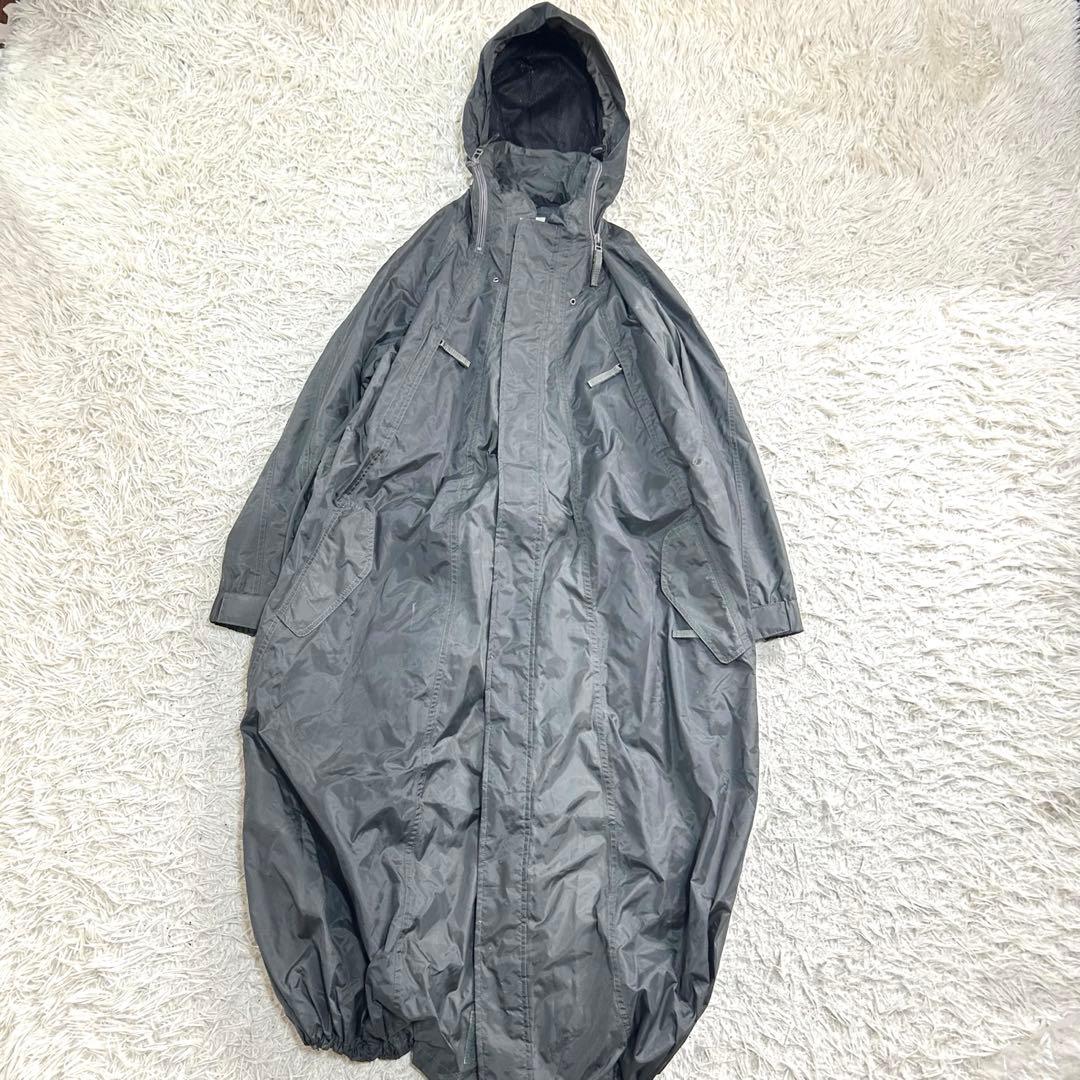 14372✨ISSEY MIYAKE パラシュートコート ナイロン フード収納