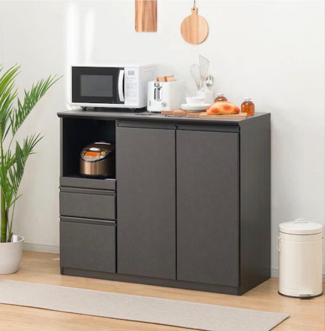 ニトリ キッチンカウンター SP201シリーズ キッチン収納 121cm幅 美品