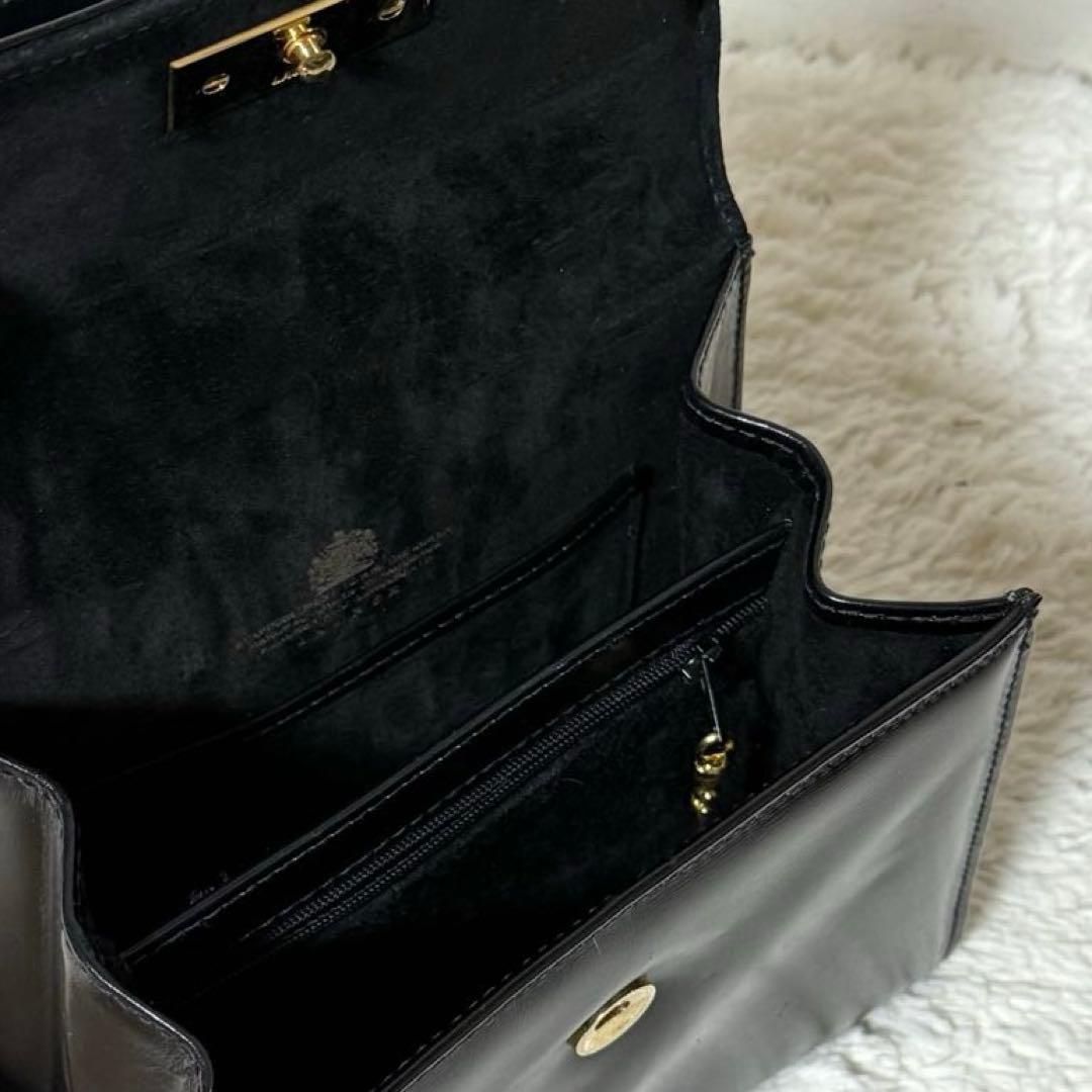 ⭐️極美品⭐️　ロウナーロンドン　ハンドバッグ　フォーマルバッグ　ゴールド金具