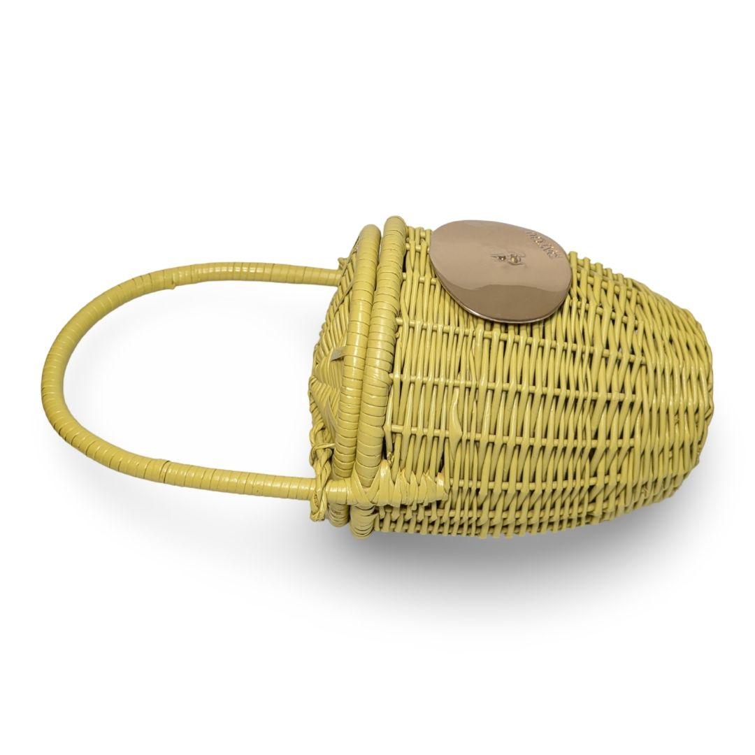 【極美品】PATOU イエロー かごバッグ