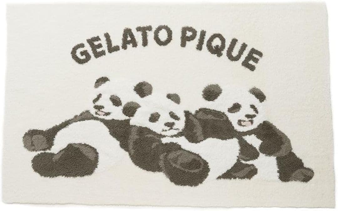 GELATO PIQUE パンダ柄毛布 ブランケット